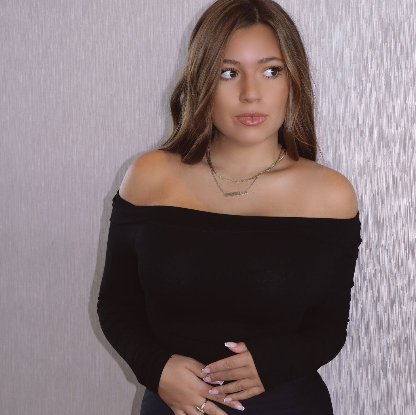 Crossed Off Shoulder Bodysuit